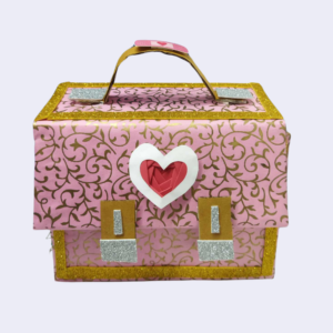 Pink Bag Theme Photo Greeting Card