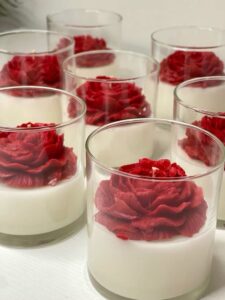  ROSE JAR CANDLE