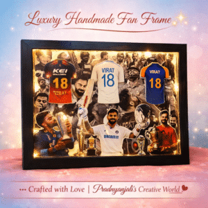 Virat Kohli 3D fan frame handmade gift