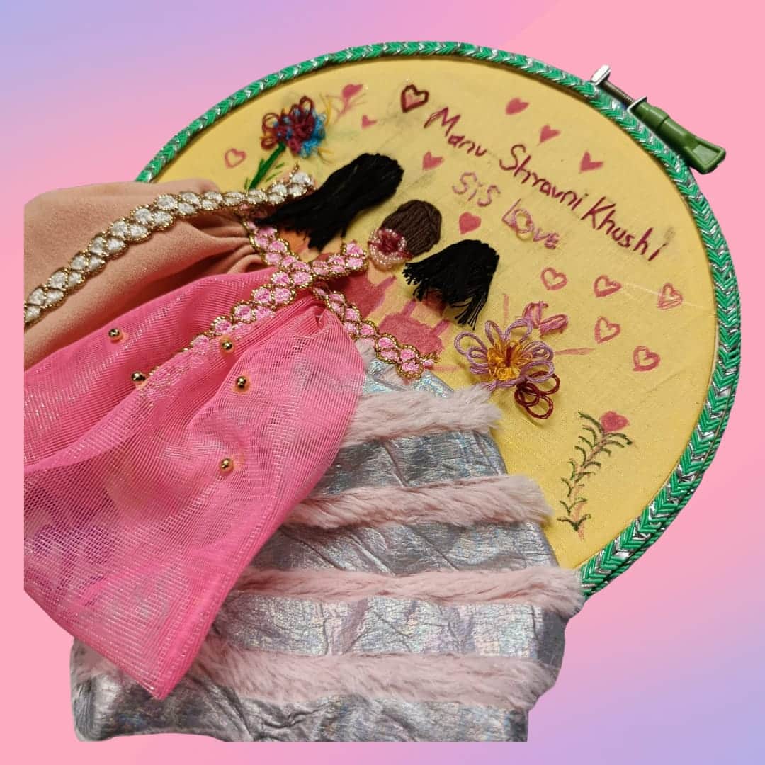 Friendship Embroidery Hoop